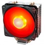 Кулер DEEPCOOL GAMMAXX 400 V2 RED LGA1366/115X/AM4/AM3/+/AM2/+/FM2/+/FM1 (20шт/кор, TDP 180Вт, PWM, Red Led Fan 120mm, 4 тепл. трубки прямого контакта ) RET