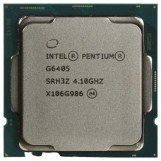 Процессор CPU Intel Pentium G6405 (4.1GHz/4MB/2 cores) LGA1200 OEM, UHD Graphics 610 350MHz, TDP 58W, max 128Gb DDR4-2666, CM8070104291811SRH3Z