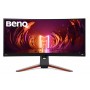 Монитор BENQ 34" EX3415R Curvature 1900R IPS LED 3440x1440@144Hz 1(2)ms 21:9 400cd/m2 1000:1 178/178 2*HDMI DP 2*USB 3.0 USB -B Speaker 2W*2 HAS Swivel Tilt Flicker-free  Metallic Grey