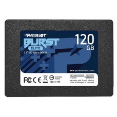 Твердотельный накопитель PATRIOT SSD BURST ELITE 120Gb SATA-III 2,5”/7мм PBE120GS25SSDR