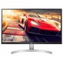 Монитор LG 27" 27UL500-W IPS LED 4K, 3840x2160, 5ms, 300cd/m2, 1000:1 (Mega DCR), 178°/178°, HDMI*2, DisplayPort , Tilt, VESA, Silver-White