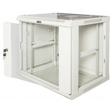  Шкаф настенный серии Pro, 6U 600x600, стеклянная дверь