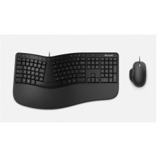Клавиатура+мышь Microsoft Ergonomic Desktop Black