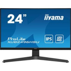 Монитор 23,8" Iiyama ProLite XUB2496HSU-B1 1920x1080@75Гц IPS LED 16:9 1ms HDMI DP 2*USB2.0 80M:1 1000:1 178/178 250cd HAS Pivot Tilt Swivel Speakers Black