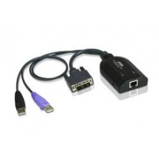 Кабель адаптер ATEN USB DVI Virtual Media KVM Adapter with Smart Card Support