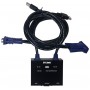 Переключатель D-Link KVM-221/C1A, 2-port KVM Switch with VGA, USB and Audio ports.Control 2 computers from a single keyboard, monitor, mouse, Supports video resolutions up to 2048 x 1536, Audio connector to connec