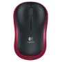 Мышка Logitech Wireless Mouse M185, Red, [910-002240]