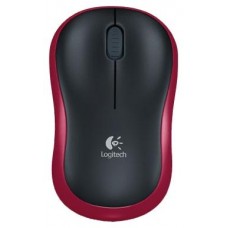 Мышка Logitech Wireless Mouse M185, Red, [910-002240]