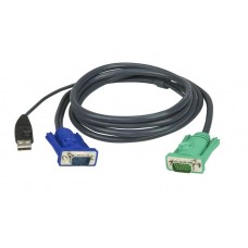 Кабель ATEN CABLE HD15M/USB A(M)--SPHD15M, 1.2m