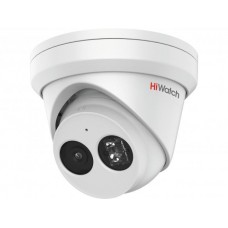 HiWatch  2Мп уличная IP-камера с EXIR-подсветкой до 30м1/2.8" Progressive Scan CMOS; объектив 2.8мм; угол обзора 107°; механический ИК-фильтр; 0.005лк@F1.6; сжатие H.265/H.265+/H.264/H.264+/MJPEG; тр