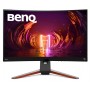 Монитор BENQ 31,5" EX3210R MOBIUZ Curvature 1000R VA LED 2560x1440@165Hz 1ms 16:9 300(400)cd/m2 2500:1 178/178 2*HDMI DP 2*USB 3.0 USB -B Speaker  HAS Swivel Tilt  Metallic Grey