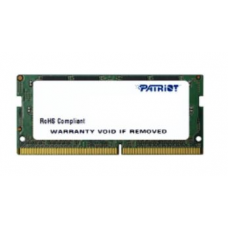 Оперативная память Patriot DDR4  8GB  2400MHz SO-DIMM (PC4-19200) CL17 1.2V (Retail) 512*16 PSD48G240082S