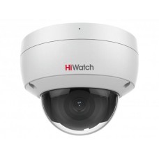  HiWatch  2Мп уличная купольная IP-камера с EXIR-подсветкой до 30м1/2.8" Progressive Scan CMOS; объектив 4мм; угол обзора 87°; механический ИК-фильтр; 0.005лк@F1.6; сжатие H.265/H.265+/H.264/H.264+/MJ