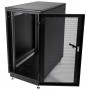  Шкаф телекоммуникационный напольный 22U (600 ? 1000) дверь перфорированная 2 шт., цвет черный
