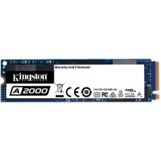Твердотельный накопитель Kingston SSD 1000GB A2000 M.2 2280 NVMe Gen3 x4 (R2200/W2000MB/s) (Retail)