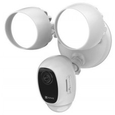 Видеокамера Ezviz LC1C 2МП уличная камера с встроенным прожектором, сиреной и датчиком движения. FHD 1080P,h264/h265, линза 2.8,угол обзора 121°, PIR датчик движения(10м 270°), два прожектора(сумм 2000lm), Двухст
