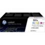 Картридж Cartridge HP 201X для LJ M252/M274/M277, тройная упаковка (CF401X+CF402X+CF403X)