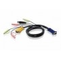 Кабель ATEN CABLE HD15M/USBM/SP/SP-SPHD15M, 3m