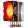 Кулер DEEPCOOL GAMMAXX 400 V2 RED LGA1366/115X/AM4/AM3/+/AM2/+/FM2/+/FM1 (20шт/кор, TDP 180Вт, PWM, Red Led Fan 120mm, 4 тепл. трубки прямого контакта ) RET