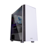 Корпус ZALMAN R2, ATX, WHITE, WINDOW, 2x3.5", 2x2.5", 2xUSB2.0, 1xUSB3.0, RGB FAN CONTROLLER, REAR 1x120mm RGB