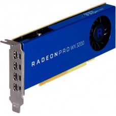 Видео карта Dell AMD Radeon Pro WX 3200 4 Gb, 4 x mDP Low profile