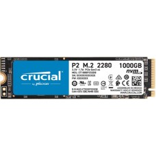Твердотельный накопитель Crucial SSD Disk P2 1000GB ( 1Tb ) M.2 2280 NVMe (PCIe Gen 3 x4) SSD (2400 MB/s Read 1800 MB/s Write)