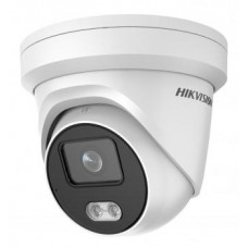  Hikvision DS-2CD2327G2-LU(4mm) 2Мп уличная купольная IP-камера с LED-подсветкой до 30м и технологией AcuSense1/2.8" Progressive Scan CMOS; объектив 4мм; угол обзора 84°; 0.0005лк@F1.0; сжатие H.265/H