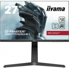 Монитор 27" Iiyama G-MASTER GB2770QSU-B1 2560x1440@165Гц IPS LED 16:9 0,5ms HDMI DP 2*USB3.0 80M:1 1000:1 178/178 400cd HAS Pivot Tilt Speakers Black