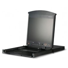 Квм консоль ATEN 17" 1-Local/Remote Share Access 8-Port Multi-Interface Cat 5 Dual Rail LCD KVM over IP switch