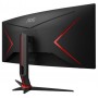 Монитор 34" AOC Gaming CU34G2 Curved 1500R 3440x1440@100Hz VA LED 21:9 1ms 2*HDMI DP 4*USB3.0 80M:1 178/178 300cd HAS Tilt Swivel Black-Red