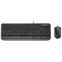 Клавиатура+мышь Microsoft Wired Desktop 600, USB, Black [For Business]
