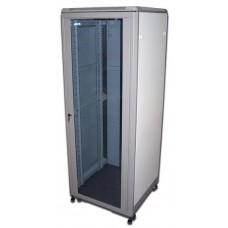 Шкаф 19" Eco, 31U 600x800, серый, дверь стекло
