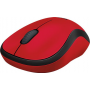 Мышь Logitech Wireless Mouse M220, Silent, Red [910-004880]
