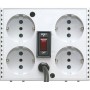 Стабилизаторы напряжения электрического тока Powercom Voltage Regulator, 2000VA, White, Schuko (24350)