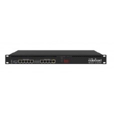Маршрутизатор MikroTik RouterBOARD 3011UiAS with Dual core 1.4GHz ARM CPU, 1GB RAM, 10xGbit LAN, 1xSFP port, RouterOS L5, 1U rackmount case, LCD panel