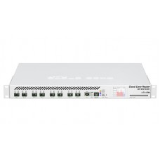 Маршрутизатор MikroTik Cloud Core Router 1072-1G-8S+ with Tilera Tile-Gx72 CPU (72-cores, 1GHz per core), 16GB RAM, 8xSFP+ cage, 1xGbit LAN, RouterOS L6, 1U rackmount case, two redundant hot plug PSU, LCD panel