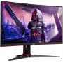 Монитор 23,6'' AOC C24G2AE 1500R Curved 1920x1080 165Гц VA WLED 16:9 1ms VGA 2*HDMI DP 3000:1 80M:1 178/178 250cd Speakers HAS Swivel Tilt Black/Red