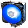 Кулер DEEPCOOL GAMMAXX 400 V2 BLUE LGA1366/115X/AM4/AM3/+/AM2/+/FM2/+/FM1 (20шт/кор, TDP 180Вт, PWM, Blue Led Fan 120mm, 4 тепл. трубки прямого контакта ) RET