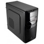  Корпус Aerocool Qs-183 Advance Black, mATX, без БП, 2 x USB 3.0, картридер, съемный фильтр от пыли для БП