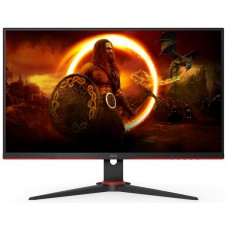 Монитор 23,8" AOC 24G2SAE/BK 1920x1080@165Hz VA LED 16:9 4ms VGA 2*HDMI 80M:1 178/178 350cd 3000:1 Tilt Black/Red