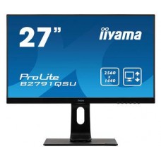 Монитор 27" Iiyama ProLite B2791QSU-B1 2560x1440 TN LED 16:9 1ms DVI HDMI DP 2*USB2.0 80M:1 1000:1 170/160 350cd HAS Pivot Tilt Swivel Speakers Black