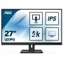 Монитор 27" AOC U27P2 3840x2160 60Гц IPS WLED 16:9 4ms HDMI DP 4*USB 3.2 1000:1 50M:1 178/178 350cd HAS Pivot Swivel Tilt Speakers Black