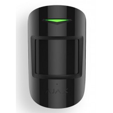  AJAX MotionProtect Plus Black (Датчик движения с микроволновым сенсором с иммунитетом к животным, чёрный)