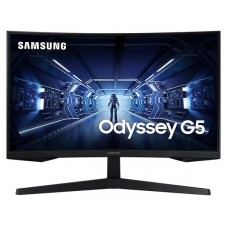  Samsung 27" C27G54TQW VA LED изогнутый GAMING-монитор Odyssey G5 2560x1440 1ms 2500:1 250cd 178/178 2*HDMI DP 144Hz FreeSync HDR10 Tilt VESA Black