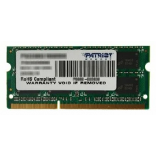 Оператвная память Patriot DDR3  8GB  1600MHz SO-DIMM (PC3-12800) CL11 1.5V (Retail) 512*8 PSD38G16002S