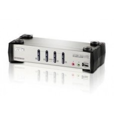 Переключатель электронный ATEN 4-Port PS/2-USB VGA/Audio KVMP™ Switch with OSD