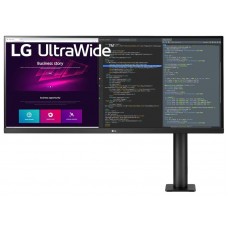 Монитор LG 34" 34WN780-B IPS LED, 3440x1440, 5ms, 178°/178°, 300cd/m2, Mega DCR, 2*HDMI, DP, USB-hub, MM, 75Hz, HDR10, AMD FreeSync, HAS, Tilt, Swivel, Pivot, Подставка Ergo, VESA, Black