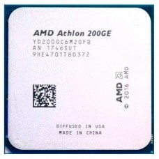 Процессор CPU AMD Athlon 200GE, 2/4, 3.2GHz, 192KB/1MB/4MB, AM4, 35W, Radeon Vega 3, YD200GC6M2OFB OEM