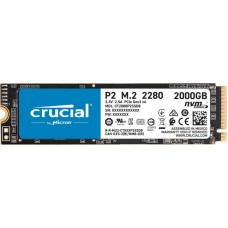 Твердотельный накопитель Crucial SSD Disk P2 2000GB ( 2Tb ) M.2 2280 NVMe (PCIe Gen 3 x4) SSD (2400 MB/s Read 1900 MB/s Write)