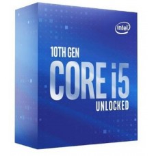 Процессоры CPU Intel Core i5-10600K (4.1GHz/12MB/6 cores) LGA1200 BOX, TDP 125W, max 128Gb DDR4-2666,  BX8070110600KSRH6R